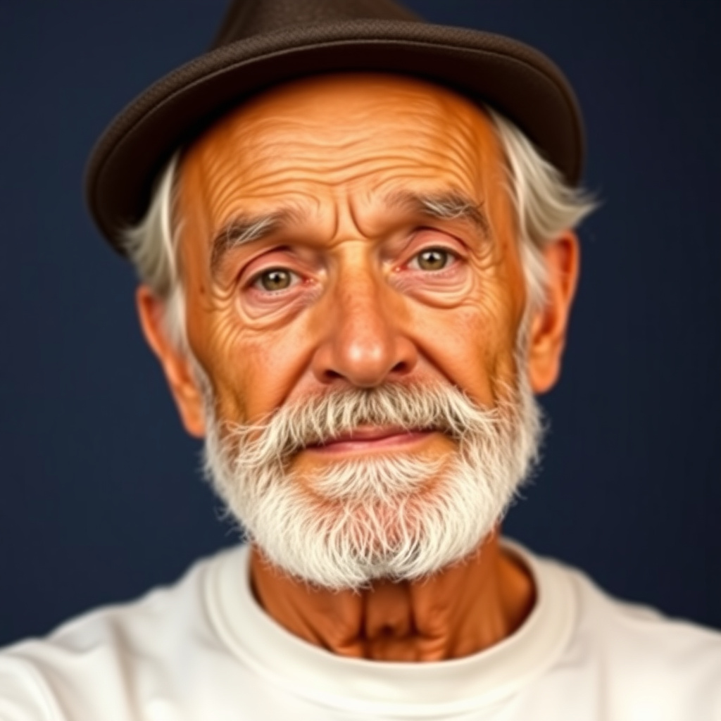 Famous veteran actor portrait